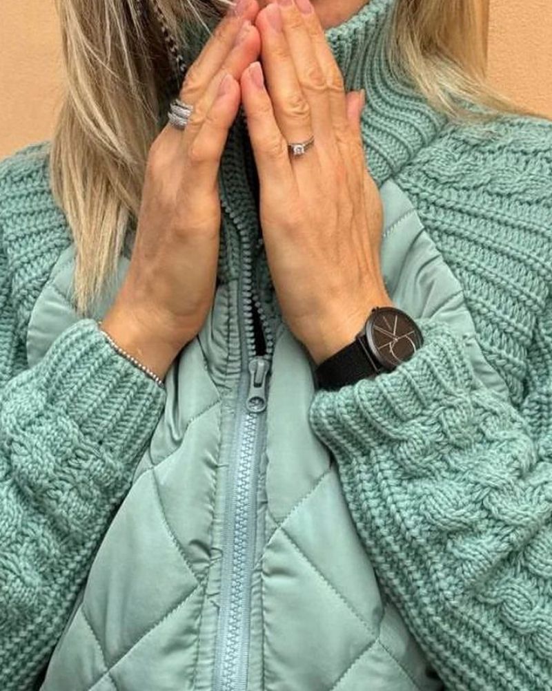 Ivy - Pletená flísová bunda