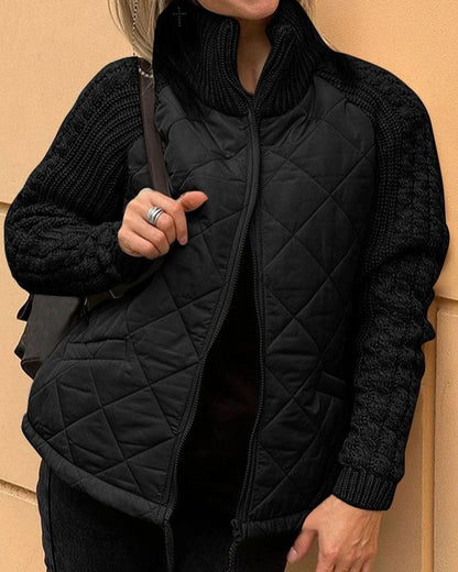 Ivy - Pletená flísová bunda